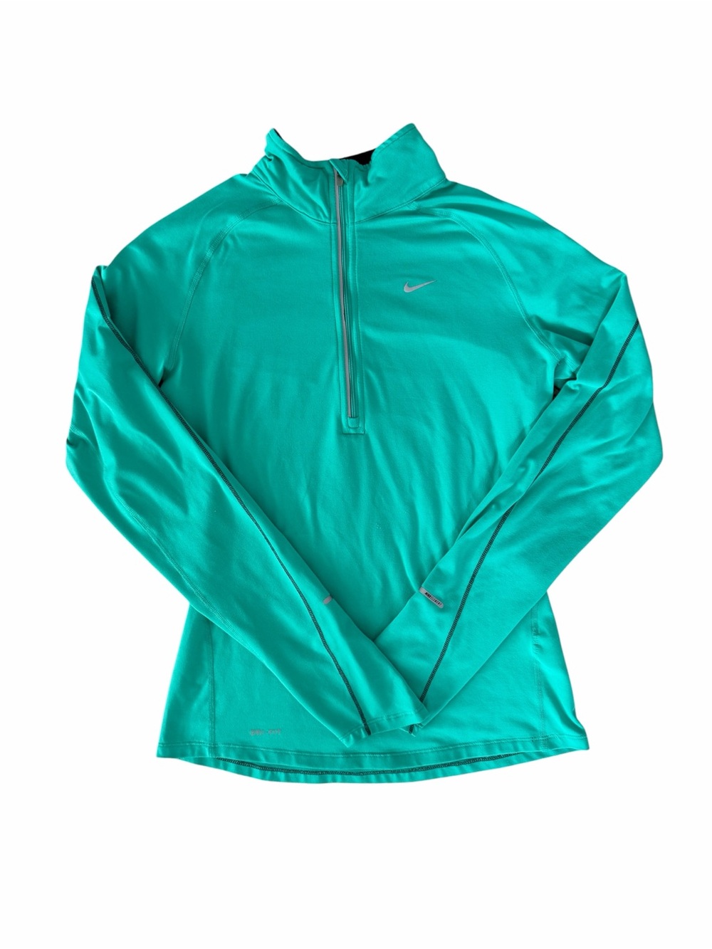Nike Teal/Turquoise Element Dri-FIT Quarter-Zip Pullover